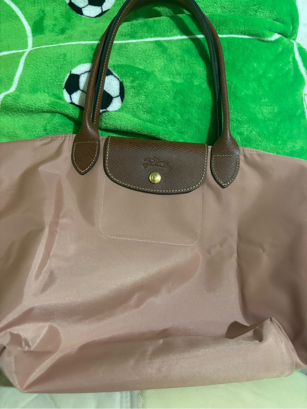 Longchamp Le Pliage Tote in Pink Tea